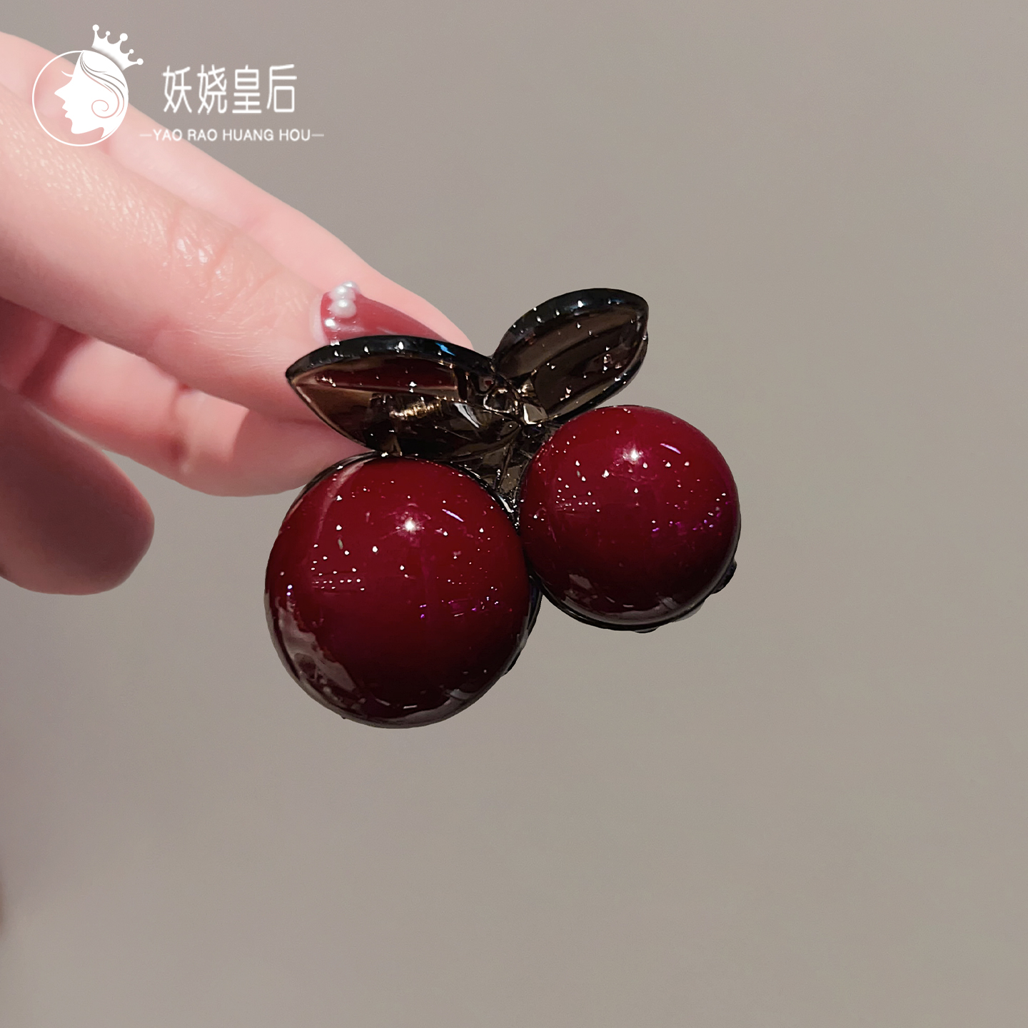 前额碎发刘海夹公主头发饰鲨鱼夹