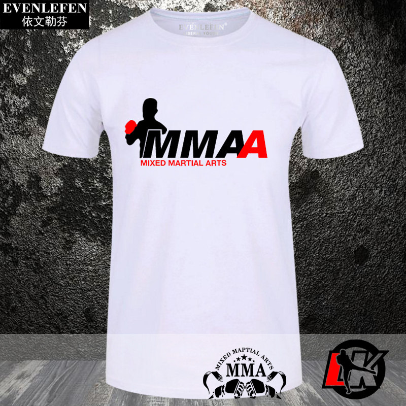 UFC格斗MMA混合格斗武术拳击运动短袖T恤衫男女半截袖衣服体恤夏