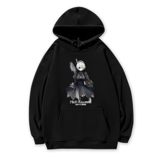 尼尔机械纪元2B小姐姐A2机械部队游戏周边连帽卫衣男女外套带帽衫