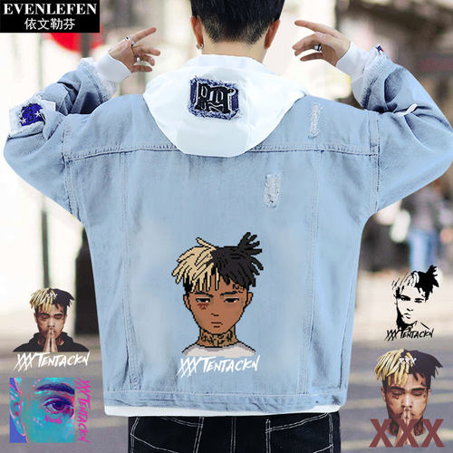 嘻哈HIPHOP说唱牛仔褂外套