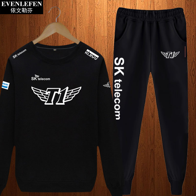 战队套装队服男士fakerSKTT1