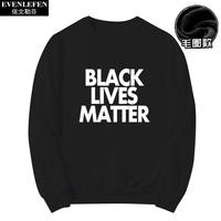 James' same style BLM Human Rights BLACK LIVES MATTER round-neck hoodie men's and women's basketball long-sleeved shirt thumbnail 7