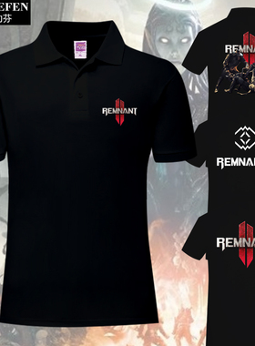 遗迹2游戏Remnant 2周边POLO衫男女带有领短袖T恤半袖体恤可定制