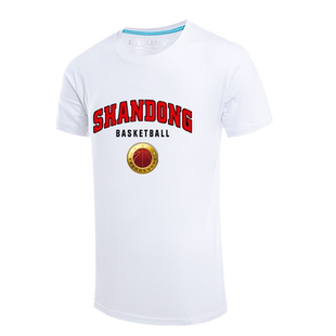 山东高速男篮球迷服短袖T恤衫男女休闲运动服宽松全棉半袖球衣服