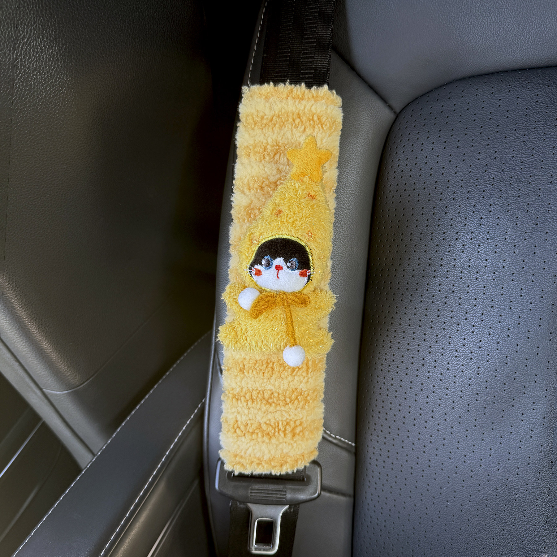 可爱毛绒卡通安全带护肩套高级感小猫星星人防磨衣服儿童宝宝防勒,汽车用品/电子/清洗/改装,手刹套/档把套/套饰套装,淘宝优惠券,粉丝福利购,淘宝优惠卷