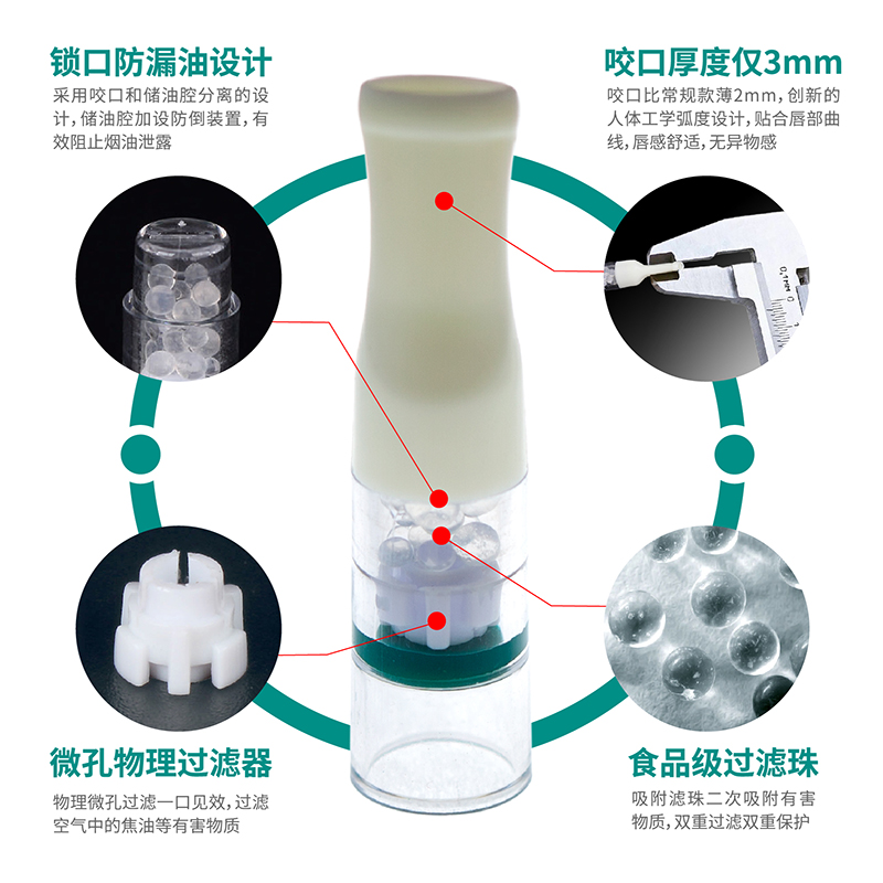 青木堂男士烟嘴过滤器一次性双重过滤烟嘴抛弃型塑料过滤嘴240支