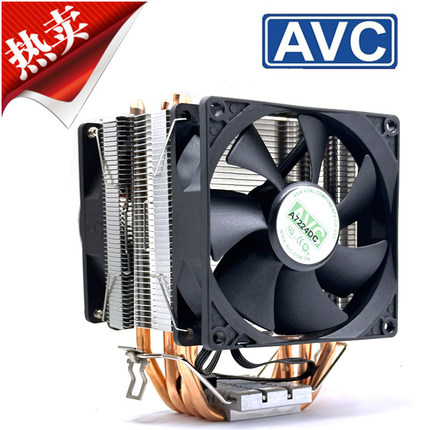 AVC4铜管CPU散热器 1150 1155 AM4 1700针 X99台式机电脑静音风扇