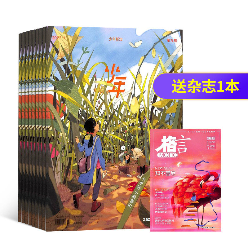 1-6月现货【送好礼】少年新知杂志三联生活周刊原创2023年1月起订共12期 9-16岁小学生课外阅读思维启蒙训练认知书籍 杂志铺订阅高性价比高么？