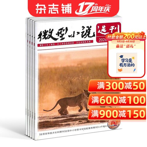 微型小说选刊杂志文学文摘期刊