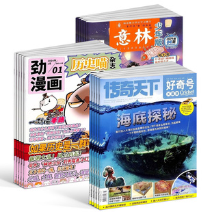 好奇号 历史喵 包邮 自然科普书籍 2024年七月起订 组合共48期 意林少年版 少儿兴趣阅读历史漫画书 杂志组合 杂志铺