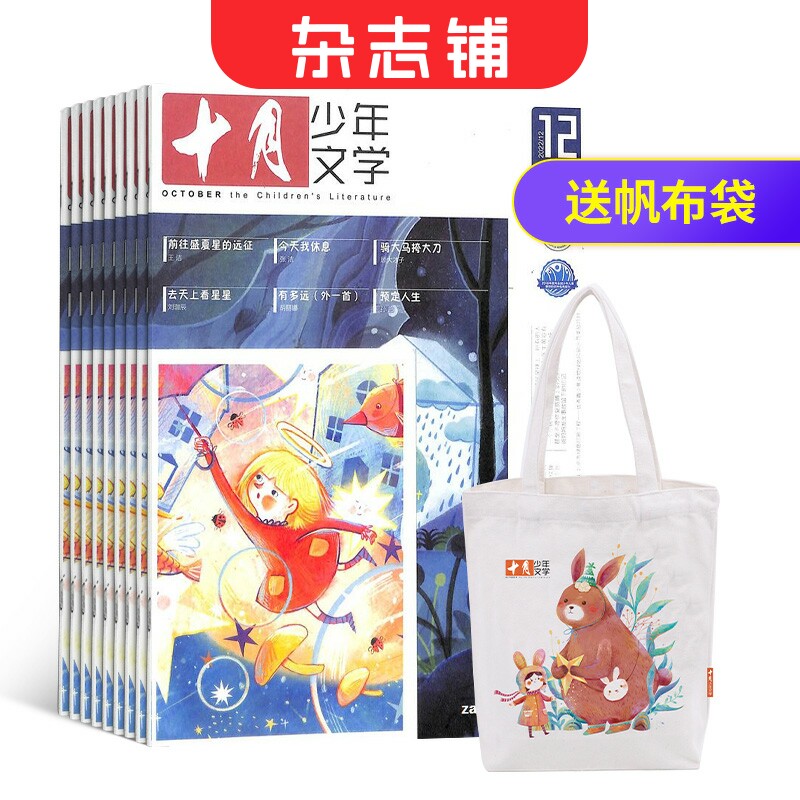 【送好礼】十月少年文学杂志 2023年10月起订 1年共12期 少儿阅读 文学文摘书籍 儿童文学书 杂志铺订阅属于什么档次？
