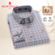 上衣寸衫 100%长绒棉 26年新款 春秋季 梦特娇男士 休闲格纹纯棉衬衫