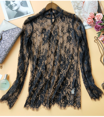 新款韩版内搭女长袖上衣蕾丝