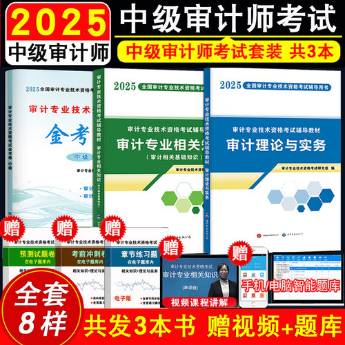 中级审计师考试全套3本题库软件