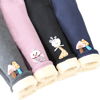 长裤加绒裤双层加厚童装舒适亲肤