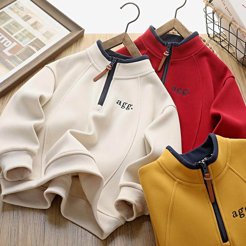 男童加绒卫衣2025新款冬季帅气一体绒立领中大儿童打底衫男孩上衣,童装/婴儿装/亲子装,卫衣/绒衫,淘宝优惠券,粉丝福利购,淘宝优惠卷