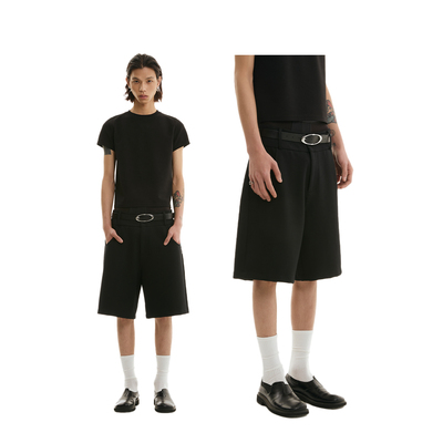 FUNKYFUN廓形立体五分短裤卫裤夏