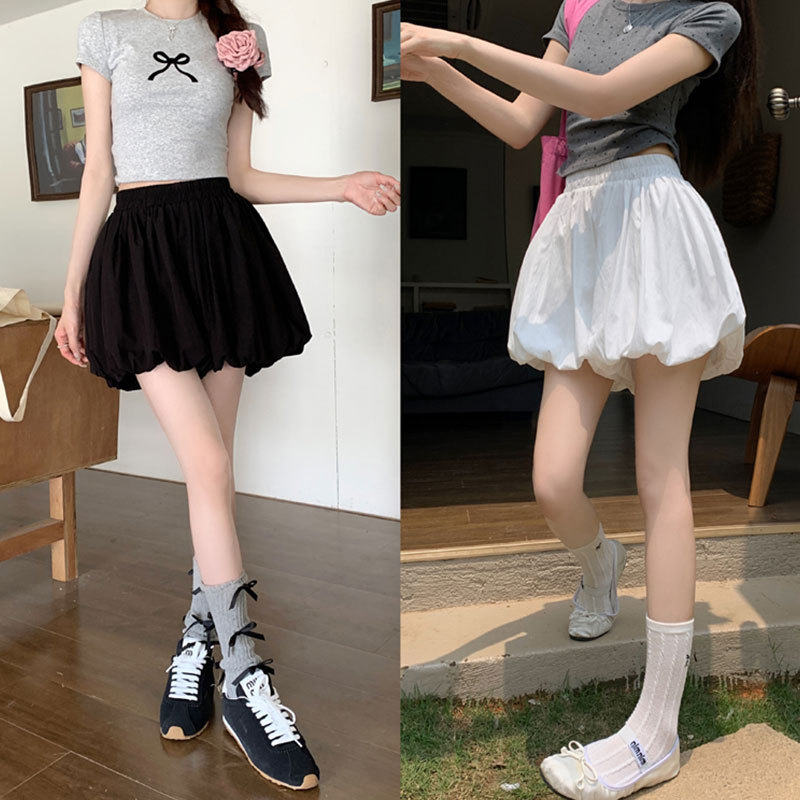 2026新款设计感花苞裙裤女秋季高