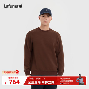 上衣 运动休闲保暖打底衫 Lafuma 乐飞叶户外秋冬圆领套头卫衣男士