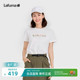 LAFUMA乐飞叶户外l运动凉感防晒UPF40 T恤女印花圆领上衣 短袖