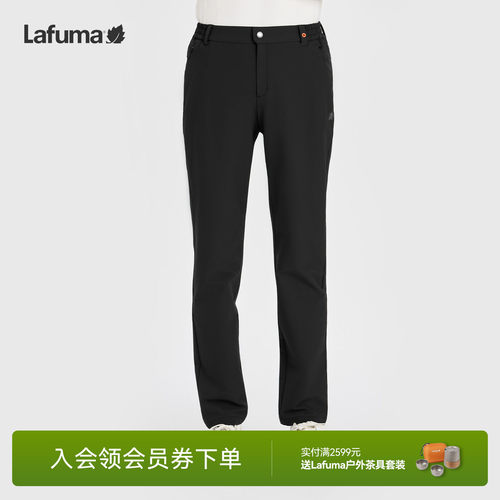 乐飞叶户外女士内里磨毛休闲裤