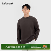 运动休闲卫衣打底衫 LAFUMA乐飞叶户外秋冬圆领保暖长袖 T恤男士