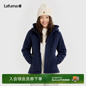 LAFUMA乐飞叶户外秋冬女士连帽抓绒衣保暖双面摇粒绒外套