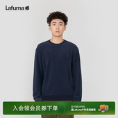 LAFUMA乐飞叶户外秋冬新品 上衣 运动奥利绒加绒卫衣男内搭打底衫