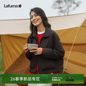 LAFUMA乐飞叶户外防泼水夹克女立领cordura耐磨复古工装 风外套