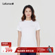 LAFUMA乐飞叶户外24春夏新款 纯色白T水柔棉短袖 T恤女百搭圆领上衣