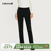 LAFUMA乐飞叶户外秋冬schooller保暖内里薄绒女士休闲直筒长裤