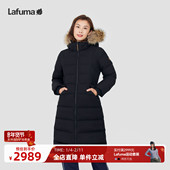 保暖毛领鹅绒羽绒服女长款 LAFUMA乐飞叶冬季 新款 防风防泼水防寒服