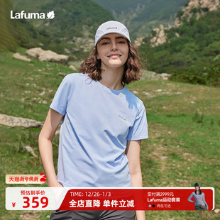 T恤女 跑步运动健身短袖 LAFUMA乐飞叶户外新款 吸湿速干防晒UPF40