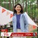 LAFUMA乐飞叶户外春夏轻薄防晒衣外套女露营凉感连帽宽松休闲上衣