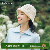 LAFUMA乐飞叶户外新款 运动休闲镂空渔夫帽女沙滩遮阳百搭帽子 夏季