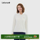 T恤女士时尚 LAFUMA乐飞叶户外春季 V领长袖 POLO衫 简约韩系上衣 新品