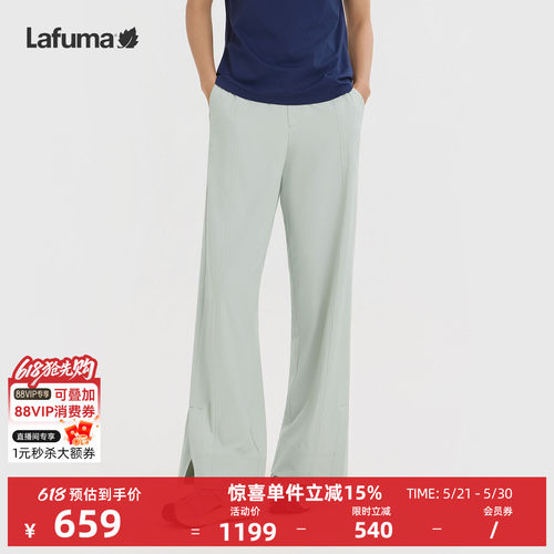 乐飞叶户外阔腿裤女士休闲裤子