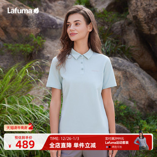 LAFUMA乐飞叶户外吸湿速干POLO衫 T恤 男女运动干爽百搭翻领短袖