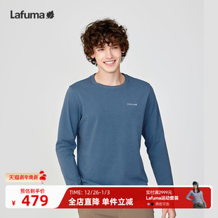 UPF40 LAFUMA乐飞叶户外24春夏速干运动长袖 T恤男休闲防晒打底衫
