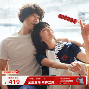 T恤半袖 LAFUMA乐飞叶户外男子圆领抗菌短袖 运动打底 新年限定