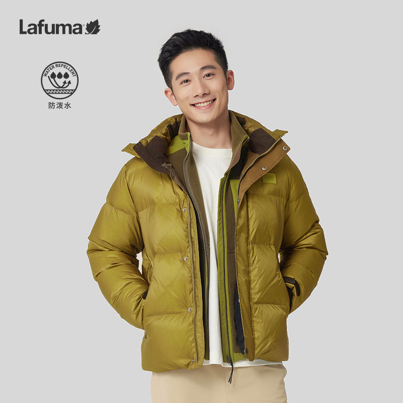 lafuma户外防泼水面包羽绒服男