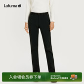 LAFUMA乐飞叶户外秋冬schooller保暖内里薄绒女士休闲直筒长裤