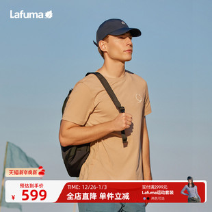 简约休闲运动上衣 T恤男士 LAFUMA乐飞叶户外夏季 环保圆领短袖