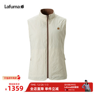 LAFUMA乐飞叶户外秋冬保暖休闲马甲女士通勤百搭立领两面穿马夹