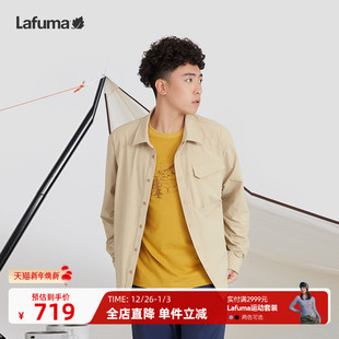 长袖 男士 衬衣 衬衫 LAFUMA乐飞叶户外24秋冬胶囊系列露营休闲工装