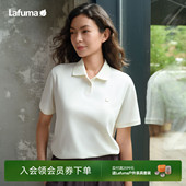 T恤 短袖 LAFUMA乐飞叶户外凉感抗菌翻领POLO衫 女士吸湿排汗时尚