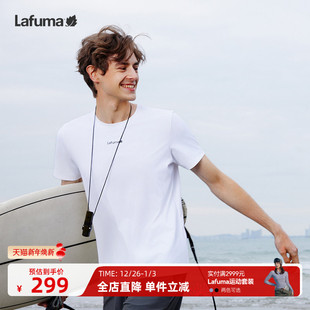 T恤男装 吸湿速干健身跑步短袖 凉感上衣 新品 Lafuma乐飞叶24夏季