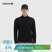 T恤运动休闲保暖打底衫 LAFUMA乐飞叶户外秋冬男士 半拉链速干长袖