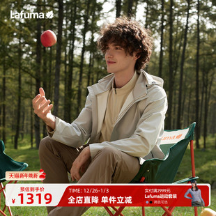 LAFUMA乐飞叶户外防风CORDURA耐磨软壳衣夹克男防泼水休闲外套