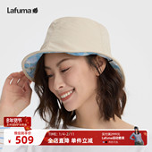 LAFUMA乐飞叶户外新款 双面穿戴渔夫帽女士休闲运动遮阳宽檐帽子
